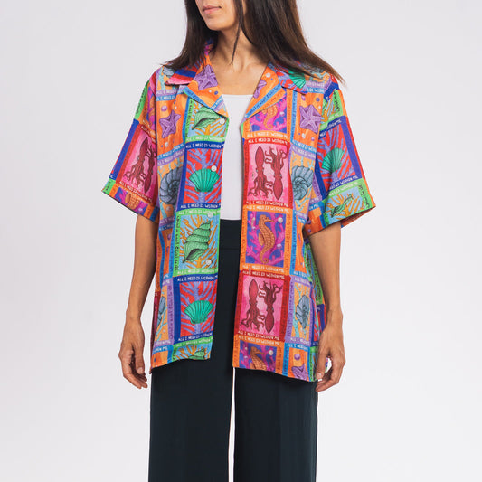 Marine Acid Linen Shirt