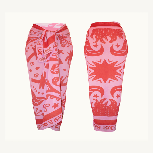 Day Dream in Pink - Beach Cover-up